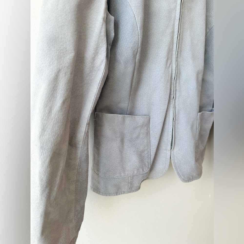 Beechers Brook for Fairweather -Suede Collection- Soft Blue - Size Medium - Picture 2 of 11